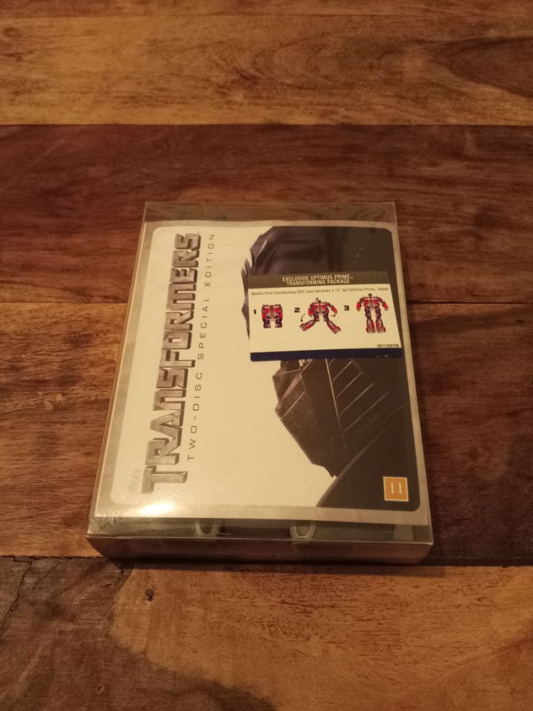 Transformers Two-Disc Special Edition DVD Optimus Prime