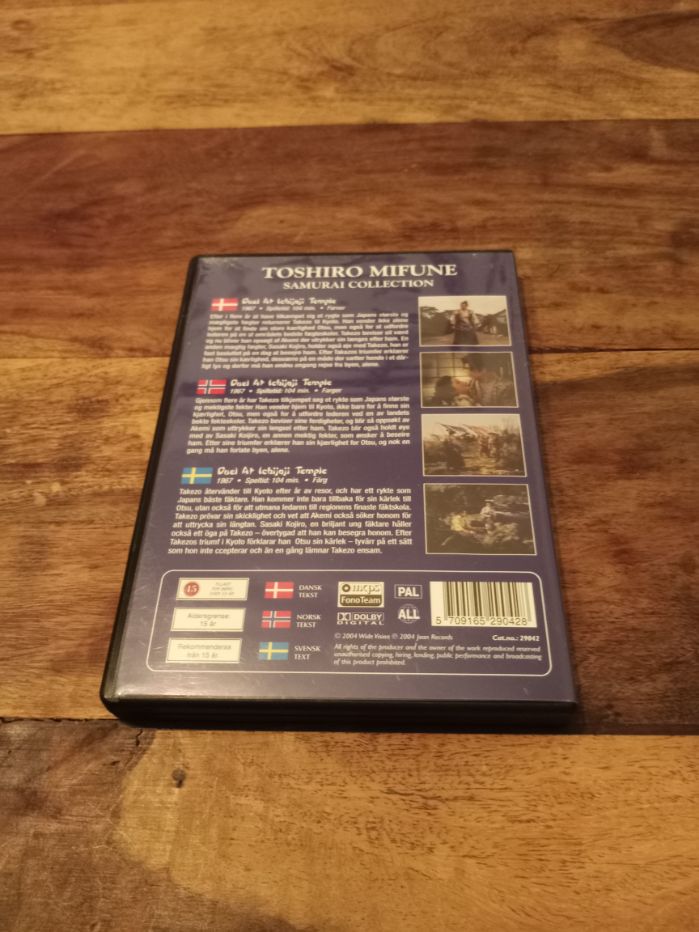 Toshiro Mifune Samurai Collection Duel at I hi Joji Temple Samurai II Dvd