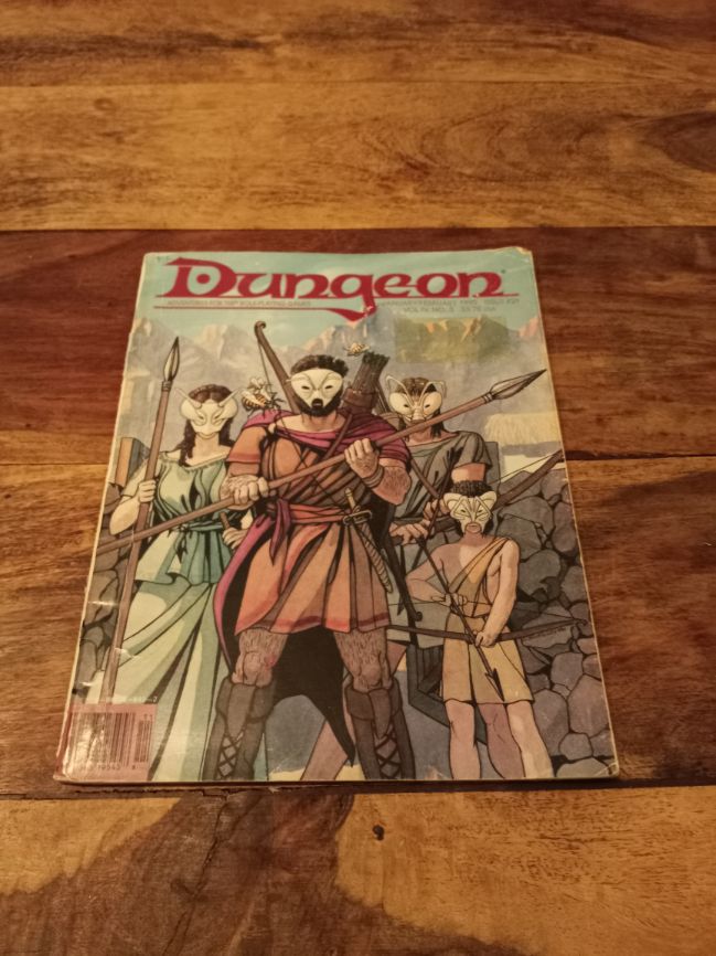 Dungeon Magazine #21 1990 TSR D&D