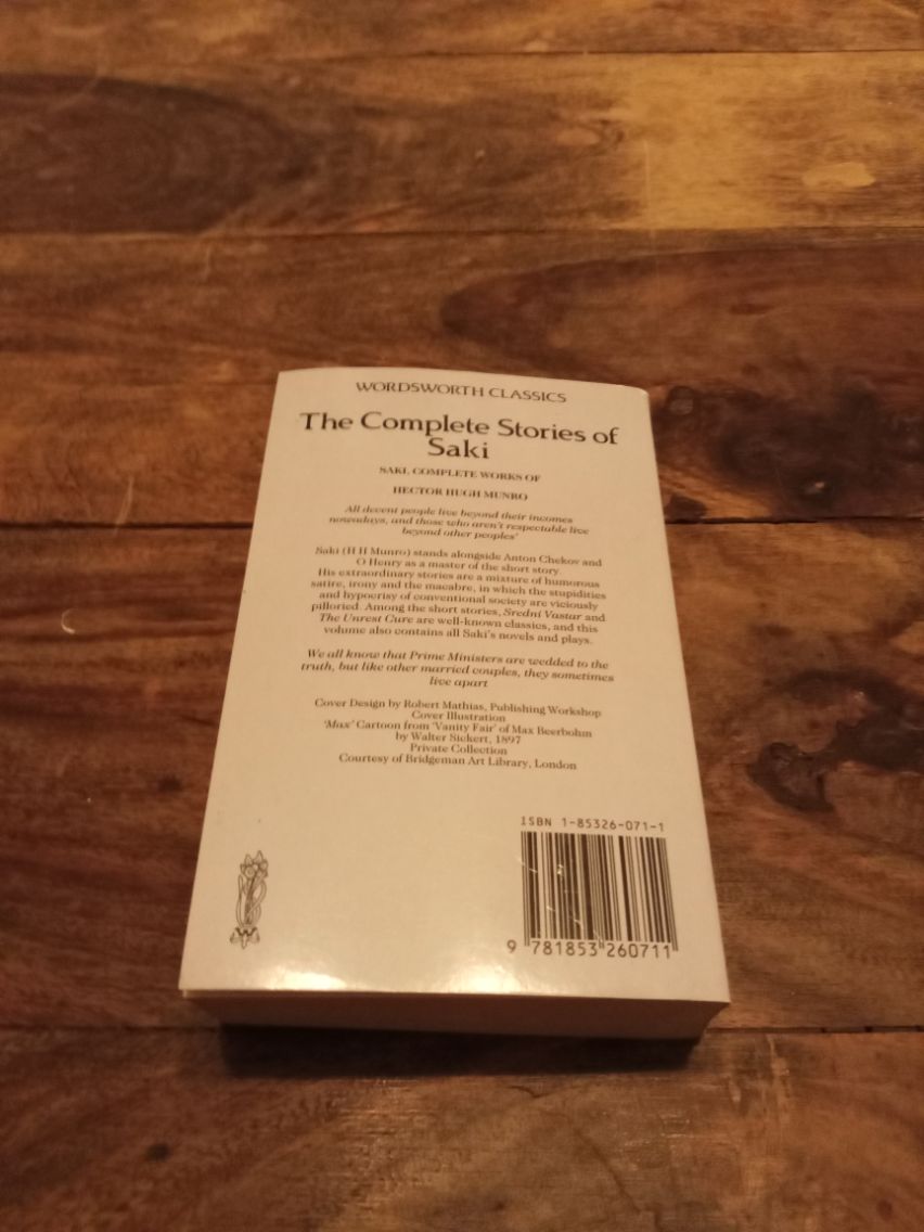The Complete Stories of Saki Hector Hugh Munro 1993