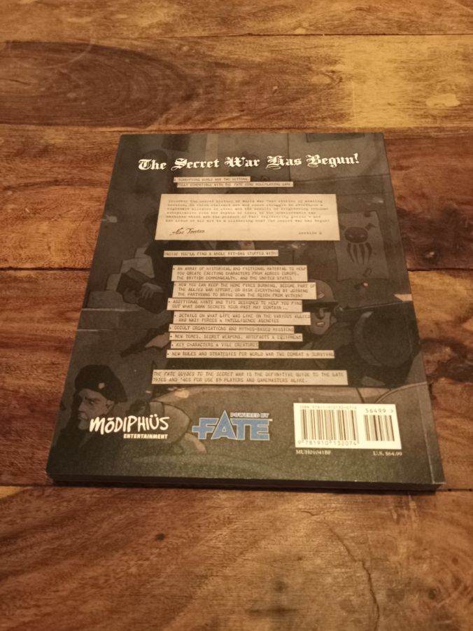 Achtung! Cthulhu The Fate Guides to the Secret War Modiphius Entertainment 2015