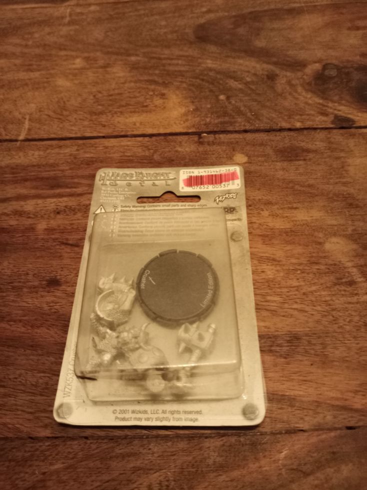 Mage Knight Crusher Orc (Unique) Metal Limited Edition New 2001