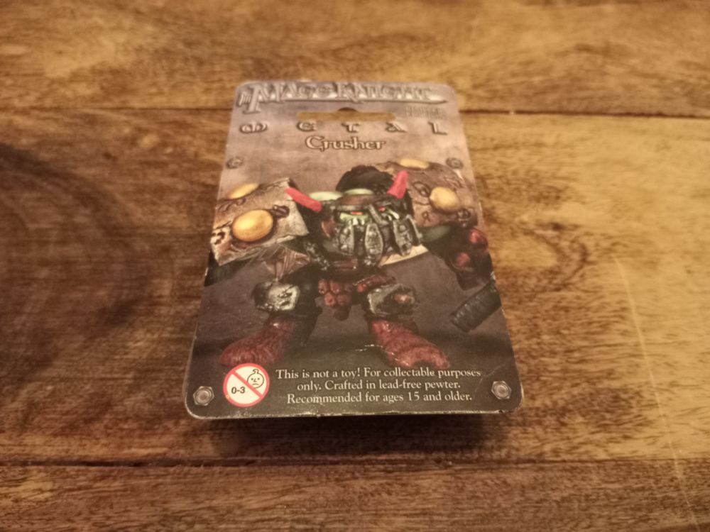 Mage Knight Crusher Orc (Unique) Metal Limited Edition New 2001