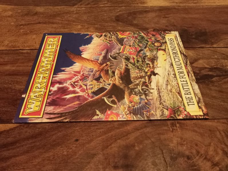 Warhammer The Battle for Maugthrond Pass scenario book Games Workshop 1992