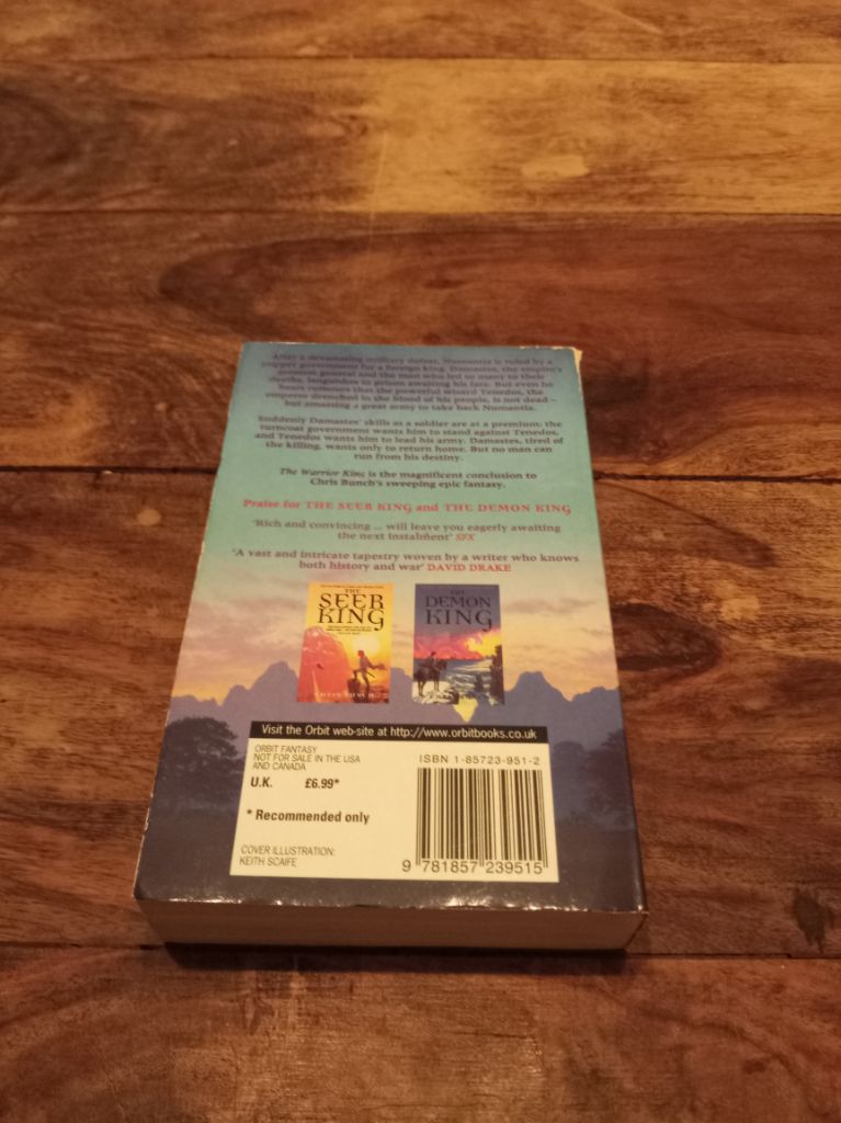 The Warrior King The Seer King #3 Chris Bunch Little, Brown Book Group 1999