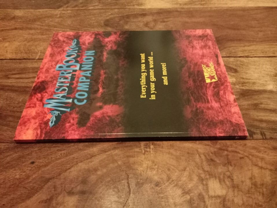 MasterBook Companion D6 West End Games 51003 First Edition 1996