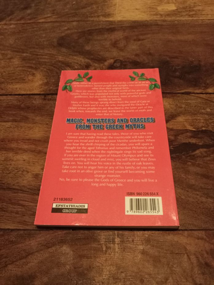 Magic, Monsters and Oracles from the Greek Myths Maureen J. Carter 1996