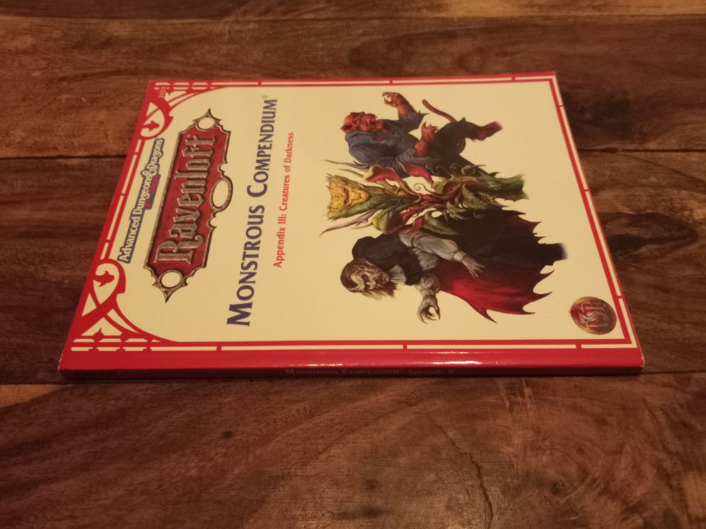 Ravenloft Monstrous Compendium Appendix #3 AD&D Creatures of Darkness TSR 1994