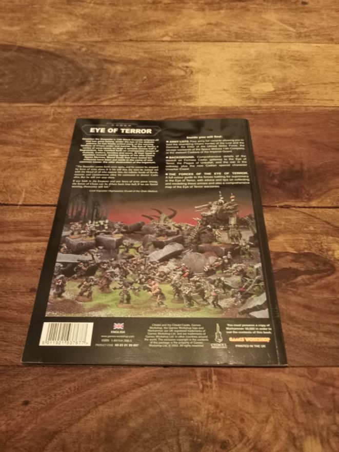 Warhammer 40k Eye of Terror Codex Warhammer 40,000 Games Workshop 2003