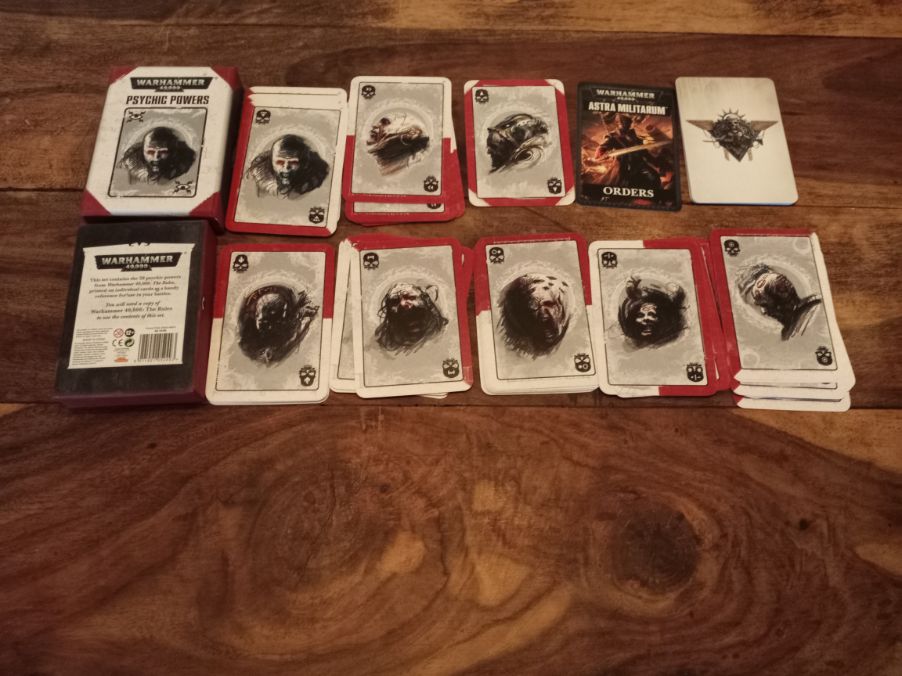 Datacards Warhammer 40,000 Psychic Powers