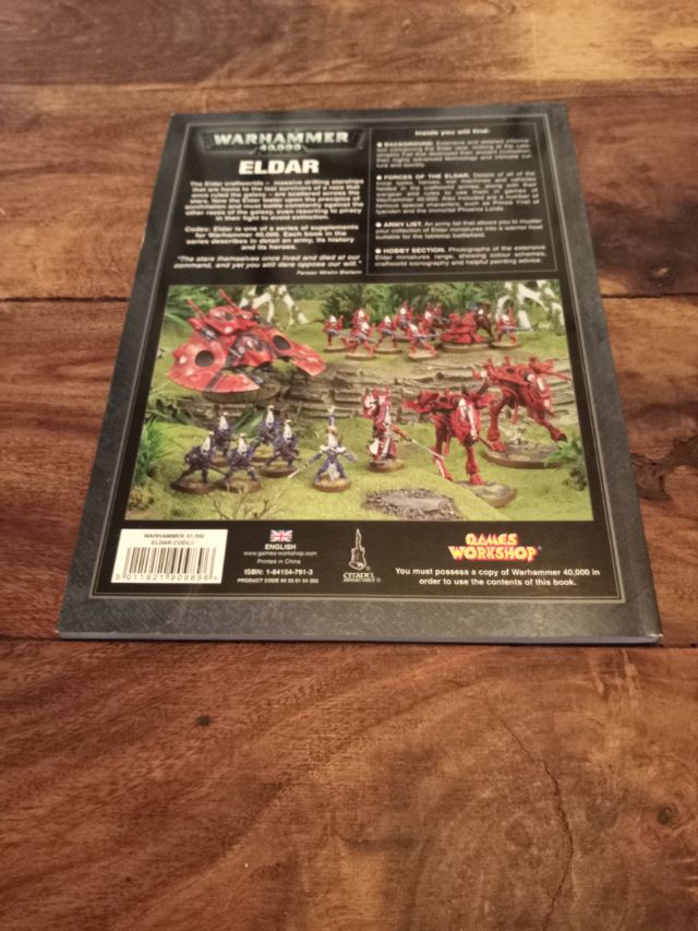 Warhammer 40k Eldar Codex 4th ed Games Workshop 2006