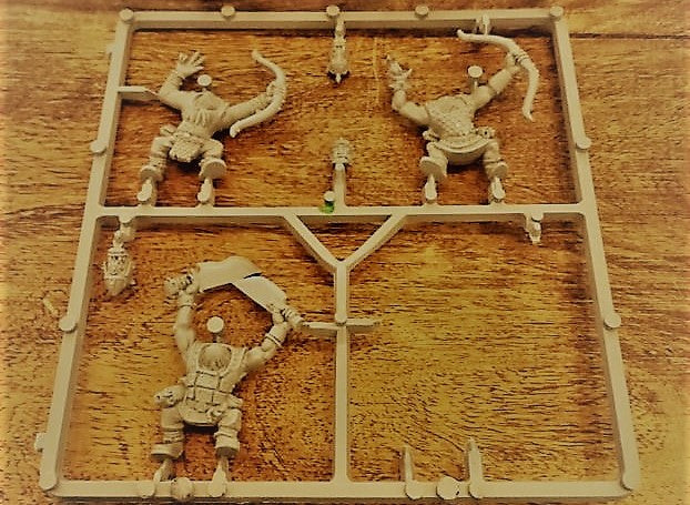 Warhammer Orcs Orruks Boyz Regiment Archers x3 Sprue Games Workshop 2000