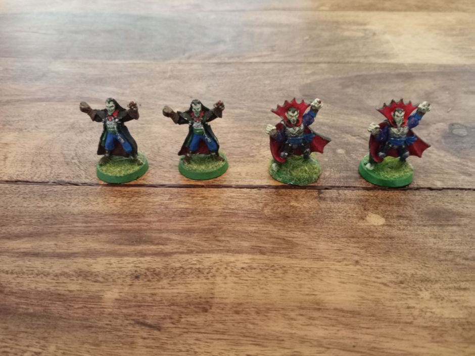 Blood Bowl Vampir X4 Metal - Count Luthor Corvidius Star Player Games Workshop 1992