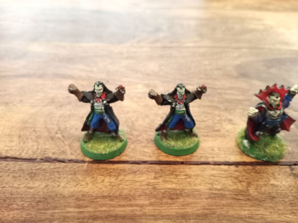 Blood Bowl Vampir X4 Metal - Count Luthor Corvidius Star Player Games Workshop 1992