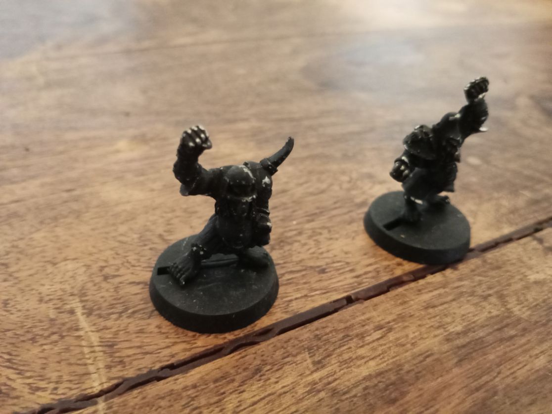 Blood Bowl Orc X2 metal Games Workshop