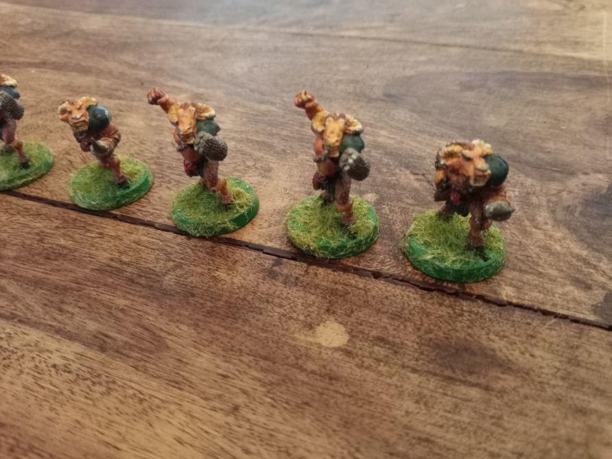 Blood Bowl Chaos Beastman Lineman X6 Metal Games Workshop