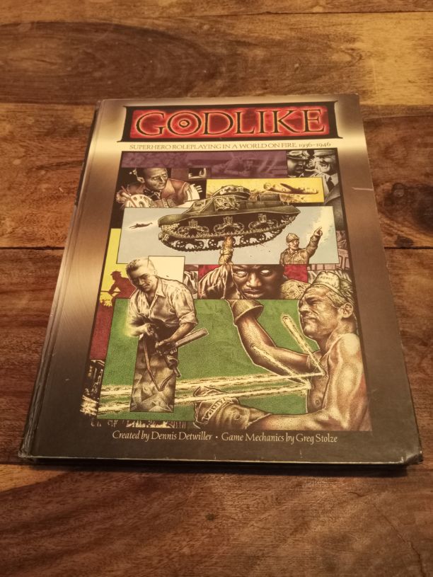 Godlike Superhero RPG in a world on Fire 1936-46 Arc Dream Publishing 2001