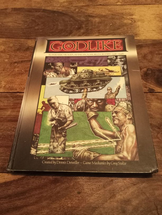 Godlike Superhero RPG in a world on Fire 1936-46 Arc Dream Publishing 2001