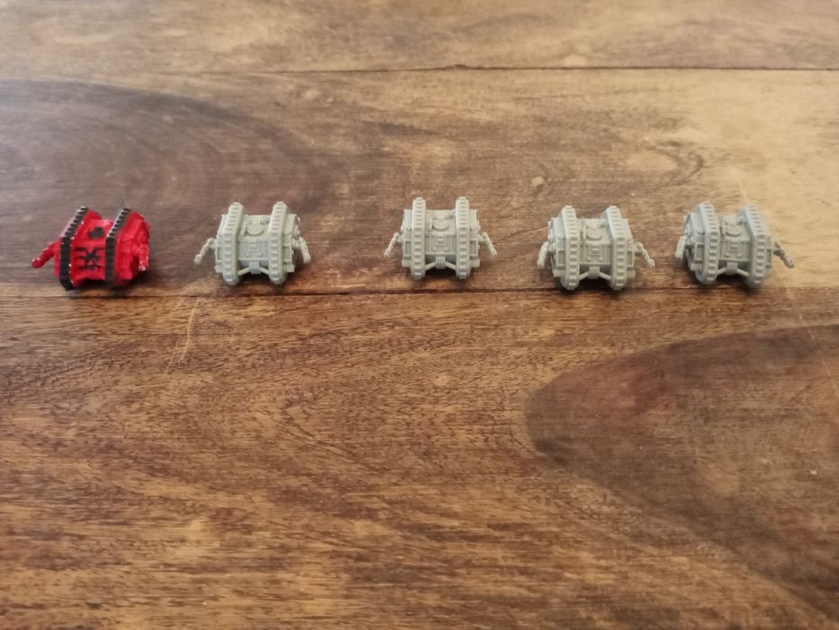 Warhammer 40K Epic Space Marine Land Raider Tanks x5 Games Workshop