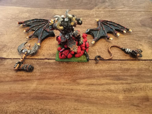 Warhammer 40K Chaos Bloodthirster the Greater Daemon of Khorne Metal Games Workshop