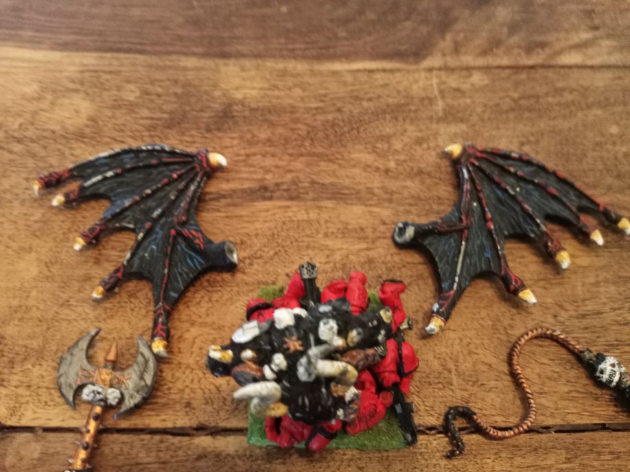 Warhammer 40K Chaos Bloodthirster the Greater Daemon of Khorne Metal Games Workshop