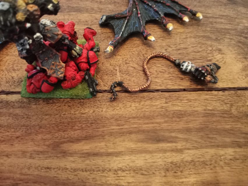 Warhammer 40K Chaos Bloodthirster the Greater Daemon of Khorne Metal Games Workshop