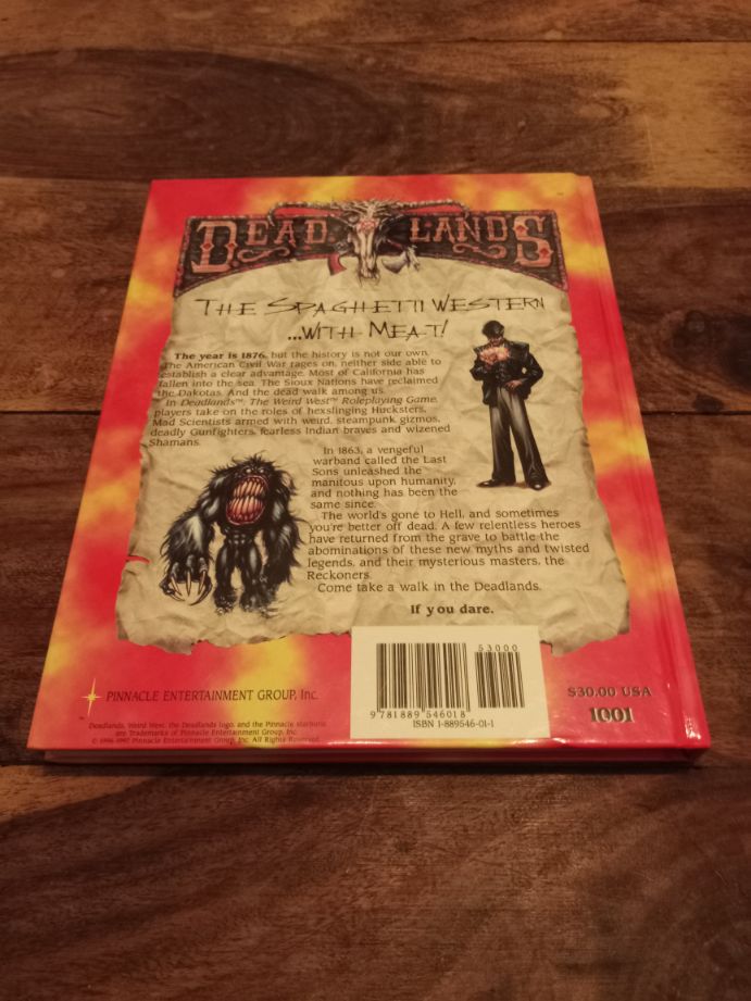 Deadlands The Weird West Roleplaying Game Pinnacle 1997