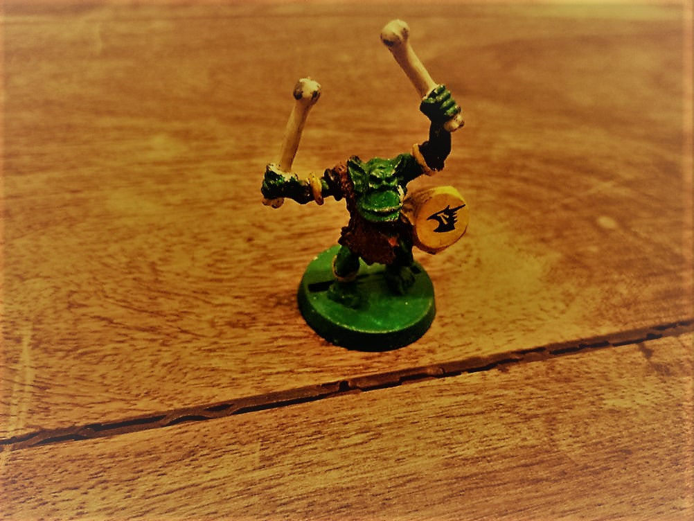Warhammer Fantasy Orc Drummer Metal Games Workshop