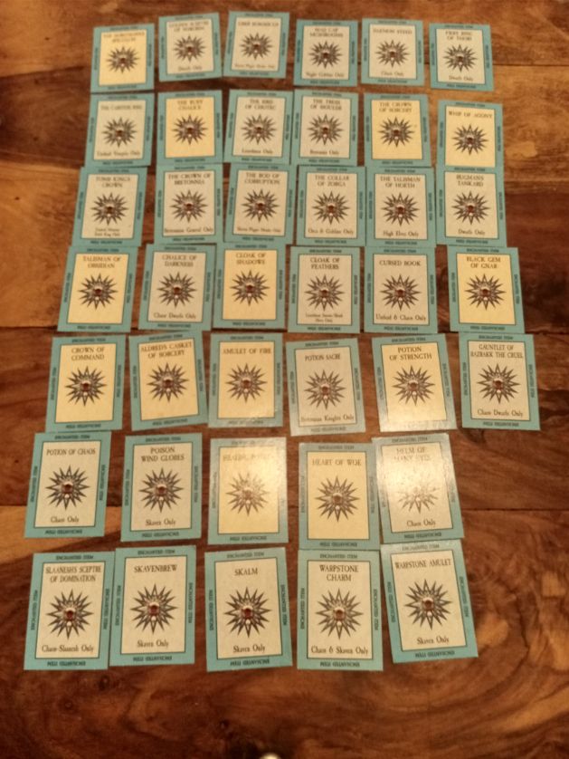 Warhammer Fantasy Enchanted Item Cards #40 Games Workshop