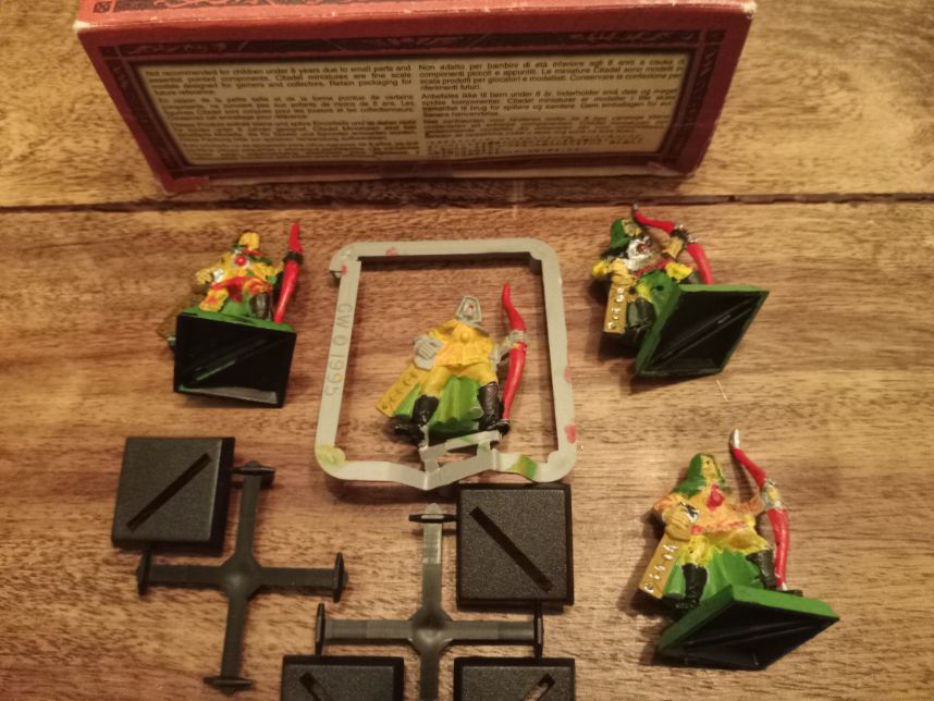 Warhammer Fantasy Wood Elves Box #4 Elf Archers/bases Bits Games Workshop