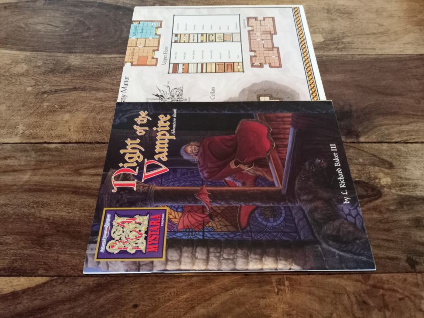 Mystara Night of the Vampire AD&D With Map and CD TSR 1994
