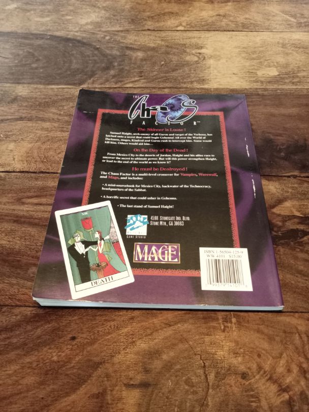 Mage The Ascension The Chaos Factor The World of Darkness WW4101 White Wolf 1995