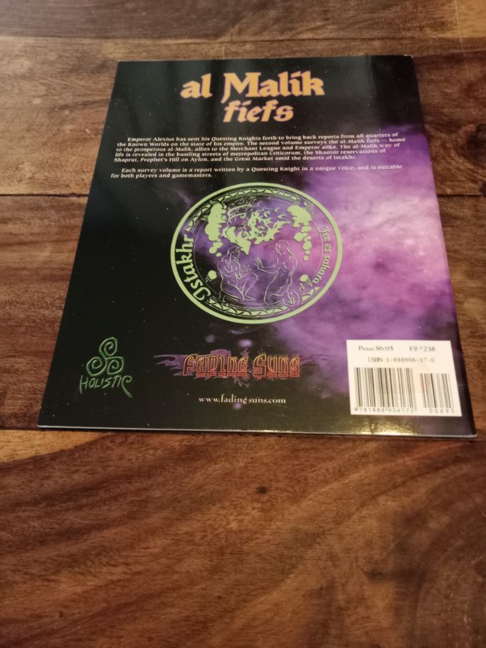 Fading Suns al Malik Fiefs Imperial Survey #2 HDIFS238 Holistic Design 1999