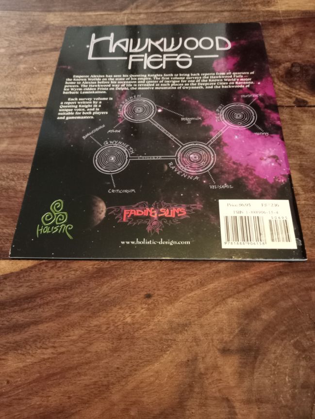 Fading Suns Hawkwood Fiefs Imperial Survey #1 HDIFS236 Holistic Design 1999