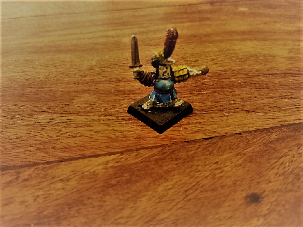 Warhammer Fantasy Citadel Miniatures Halfling Champion Metal Games Workshop