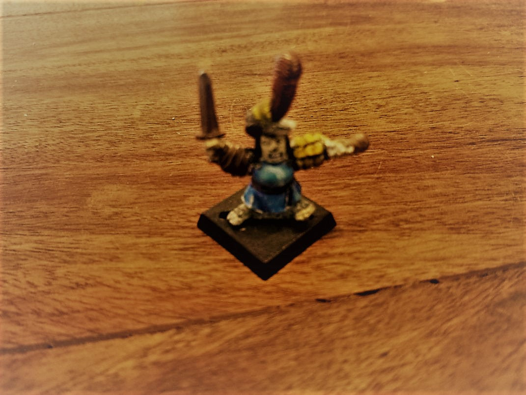 Warhammer Fantasy Citadel Miniatures Halfling Champion Metal Games Workshop