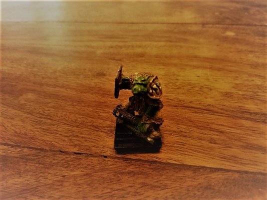 Warhammer Fantasy Citadel Miniatures Orc Champion with Club Metal Games Workshop