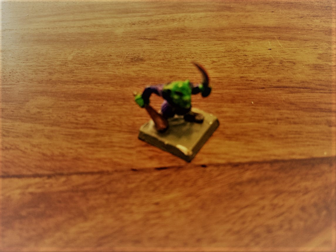 Warhammer Fantasy Citadel Miniatures Goblin Warrior Metal Games Workshop