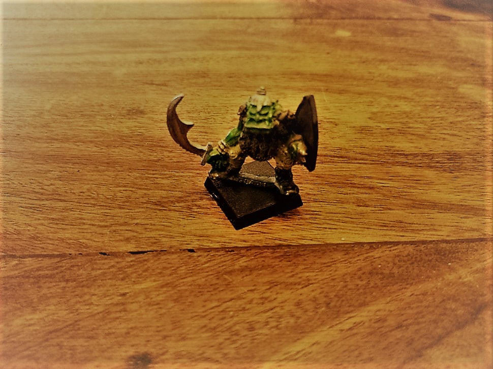 Warhammer Fantasy Citadel Miniatures Orc Warrior Metal Games Workshop