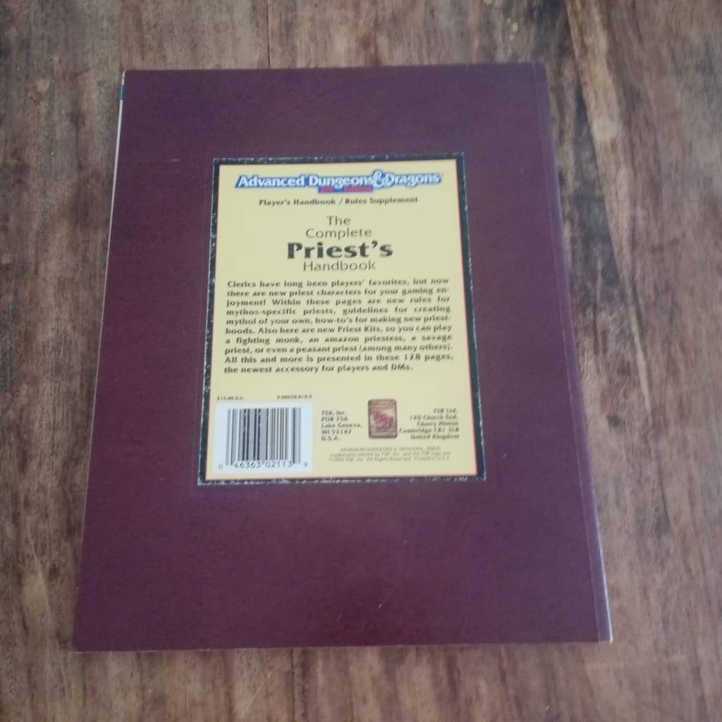 AD&D 2e The Complete Priest's Handbook - AllRoleplaying.com