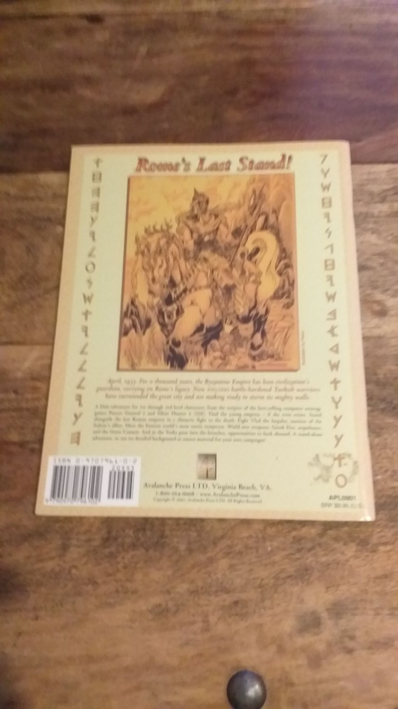 The Last Days of Constantinople D20 - books