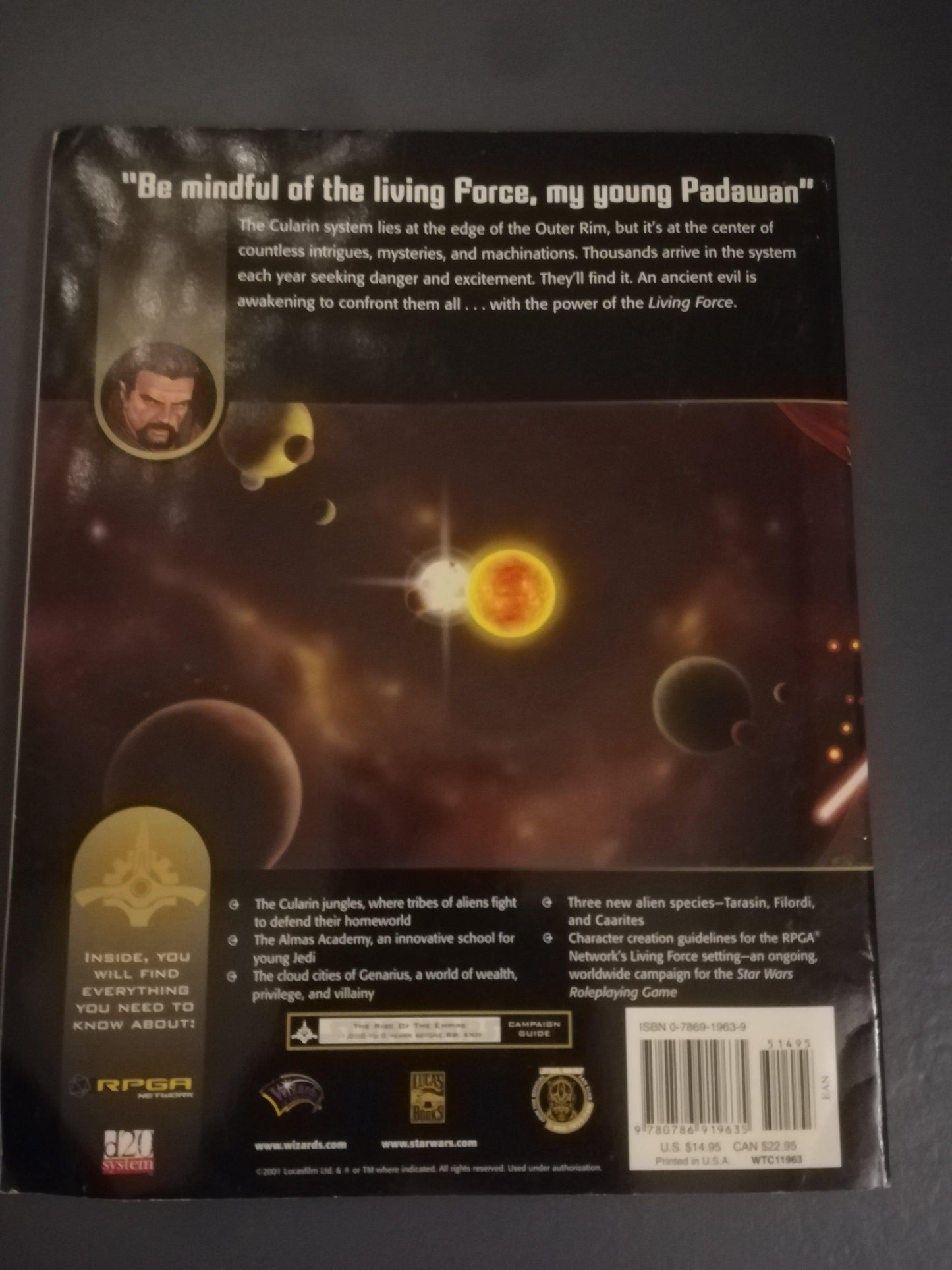 Star Wars Living Force books AllRoleplaying.com