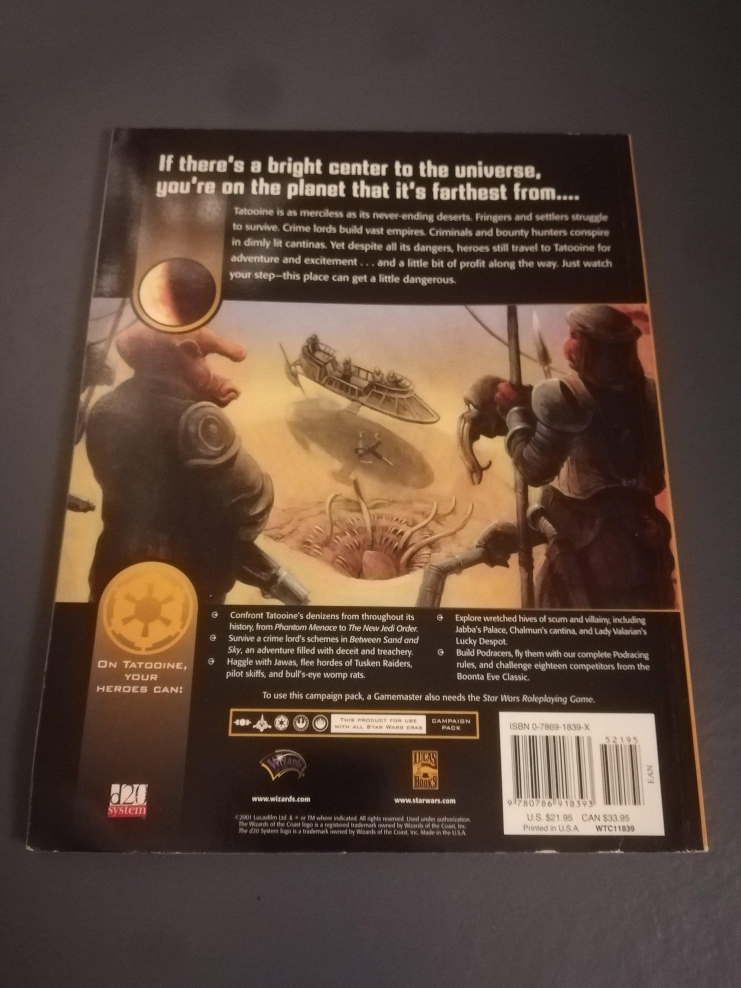 STAR WARS SECRETS OF TATOOINE books AllRoleplaying.com
