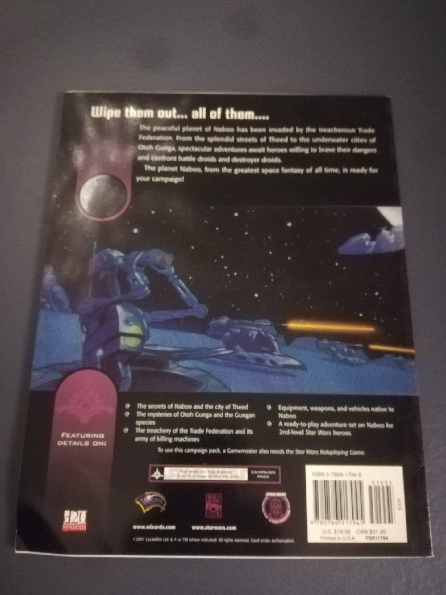Star Wars: The Secrets of Naboo books AllRoleplaying.com