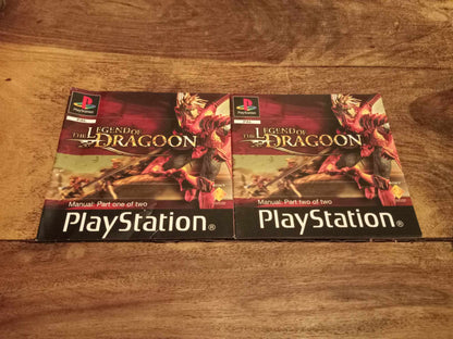 The Legend Of Dragoon Sony PlayStation 1 PS1 Original Packaging Instructions 1 - 2