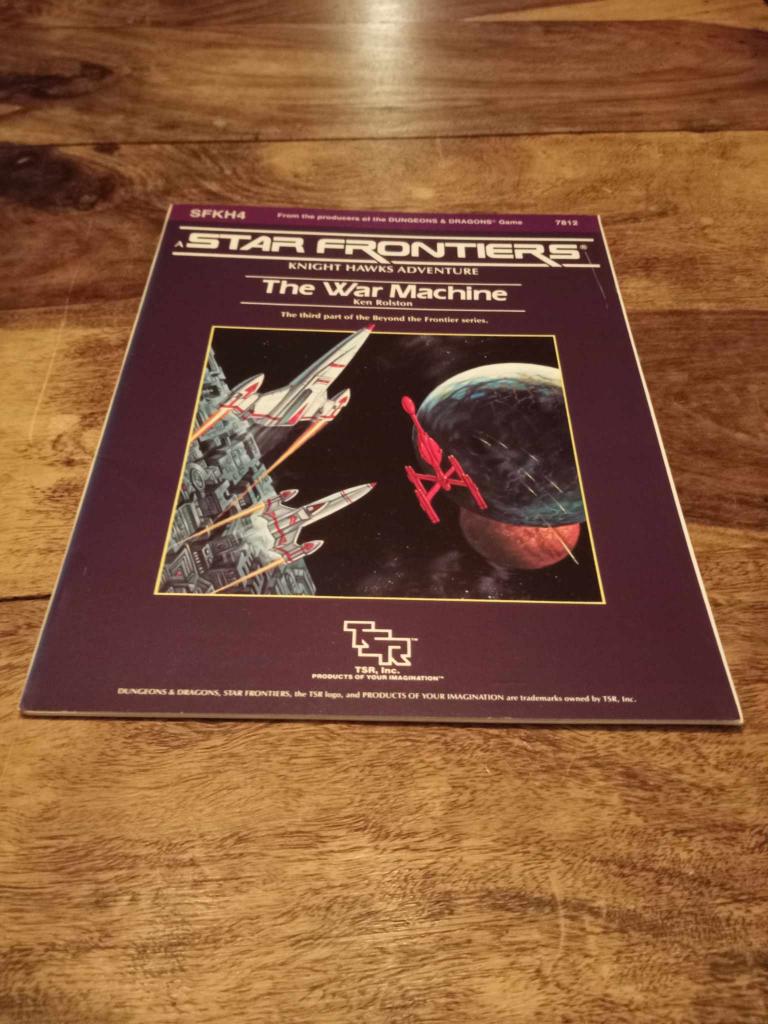 Star Frontiers The War Machinem Knight Hawks Beyond the Frontier #3 TSR 1985