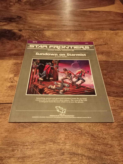 Star Frontiers Alpha Dawn Sundown on Starmist TSR 1983