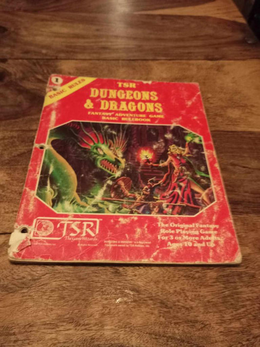 Dungeons & Dragons Basic Rule Book 1 TSR 1981