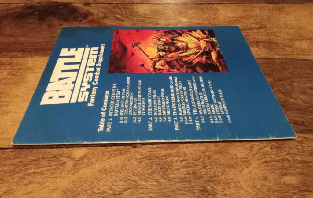 AD&D Battle System Fantasy Combat Book Rules & Sheets TSR 1995