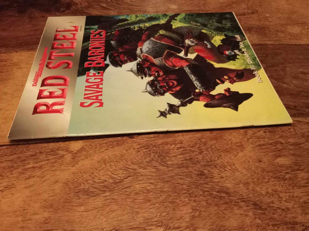 AD&D Red Steel Savage Baronies Book II Advanced Dungeons & Dragons TSR 1995